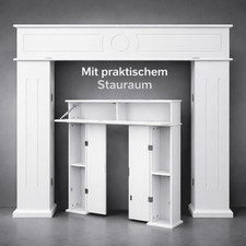 Kaminumrandung Weiß
