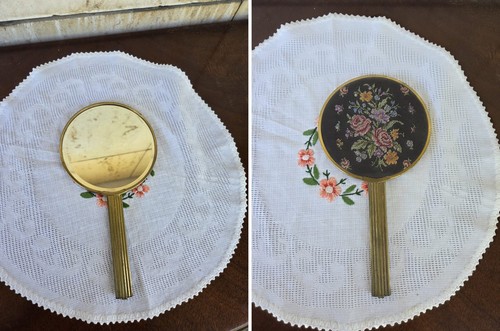 Vintage handspiegel 50er - vintage,