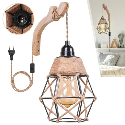 Boho hängelampe rattan - hängelampe,