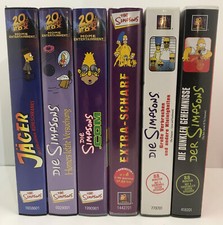 6x Die Simpsons VHS