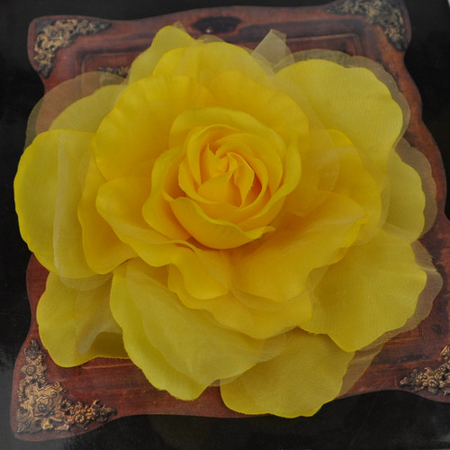 Haarclip rose brosche blüte - brosche,