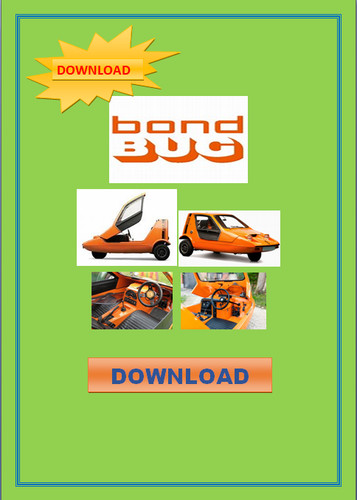 Reliant bond bug - bug, handbuch