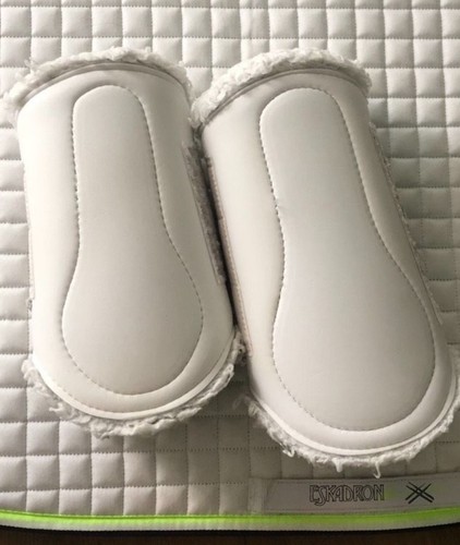 Dressur gamaschen teddy weiß - teddy,