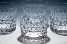 Peill "Granada" 4 Whiskygläser Kristallglas geschliffen H. 7,5 cm