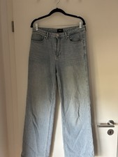 VERO MODA Straight-Leg Jeans Damen Jeans Weit Gr. 30/32 hellblau Casual-Look