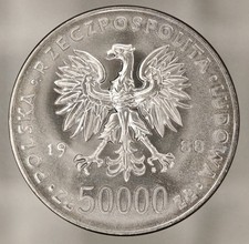 Polen 50.000 Zloty, 1988 70