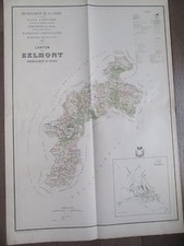 ALTE GEOGRAPHISCHE KARTE 1887