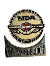 Doppel PIN - HARLEY DAVIDSON - MDA 100 Jahre - Milwaukee - USA - 2003 - Pins