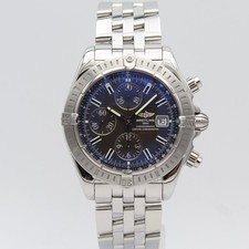 [2416] Breitling Chronomat Evolution - A13356 Box&Papiere 2009 Herrenuhr Grau