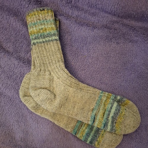 1 paar wollsocken - 1,