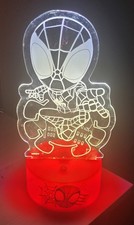 Kleine Spiderman Marvel 18cm Lampe Kinderlampe Nachtlicht Die Spinne Avengers 