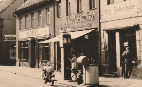 747 ortrand tankstelle - 70/747, ak