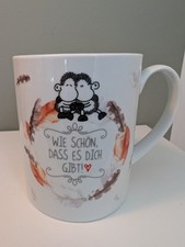Sheepworld - XL Geschenk- Kaffee- Tasse "Schön dass es dich gibt" 0,6l 