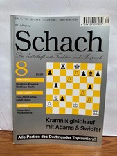 Schach die Zeitschrift und Anspruch Heft 8 1998