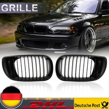 Front Grill Nieren Kühlergrill Für BMW 3er E46 02-05 2000-2005 Schwarz