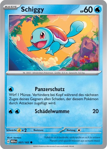 Pokemon 151 schiggy mew - pokemon,