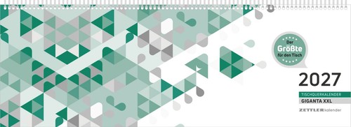 Tischquerkalender giganta xxl - giganta,