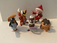 Sandmännchen Märchenwald 5 x Figur Bullyland Bully Elster,Fuchs,Pittiplatsch..