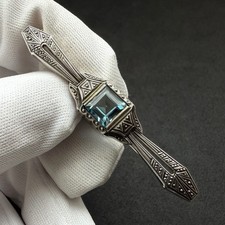 Art Deco Brosche 835 Silber