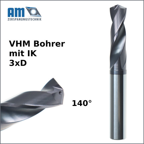 Vhm spiralbohrer 3xd - vhm,