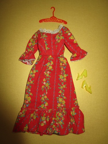 141 rares altes barbie kleid - rares,