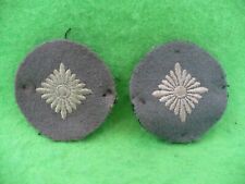 WH Ärmelabzeichen Oberschützenstern 1 Paar auf grau