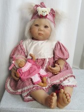 Annette Himstedt großes und kleines Lieschen  - Clubpuppe 1998