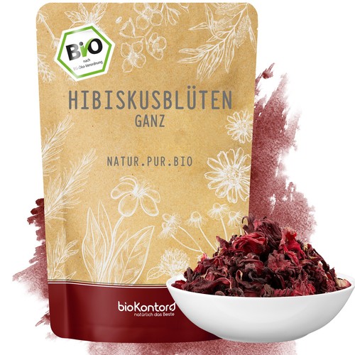 Bio hibiskusblüten 500 - hibiskusblüten,