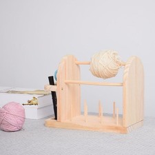 Holz Garn Halter Doppel