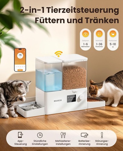 Futterautomat 1 mit - futterautomat, 2-in-1