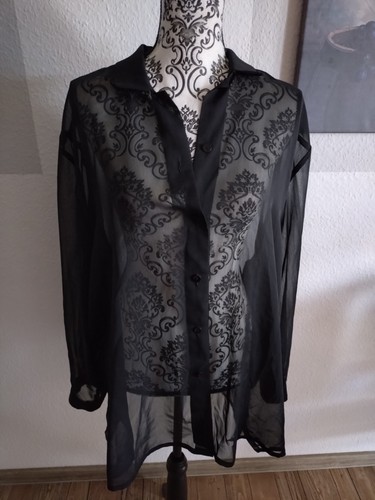 Transparente bluse überwurf - transparente, bluse,