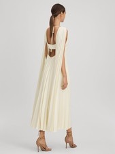 REISS Midikleid Loreli Plissee