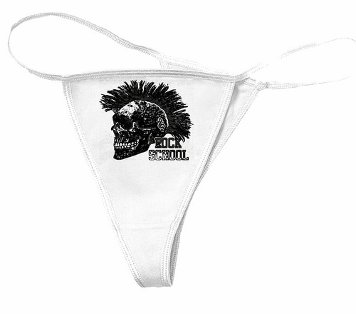 Damen string tanga biker skull - string,