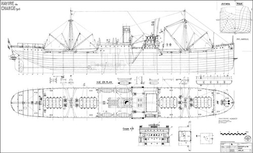 Frachtschiff typschiff 1905 - frachtschiff,,