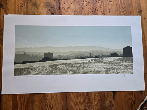 Siebdruckbild die - siebdruckbild,