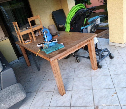 Rechteckiger holz esstisch - rechteckiger, holz-esstisch