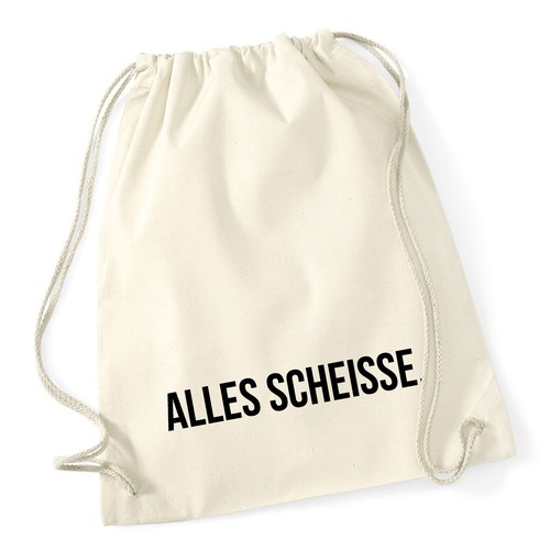 Turnbeutel alles scheisse - turnbeutel,