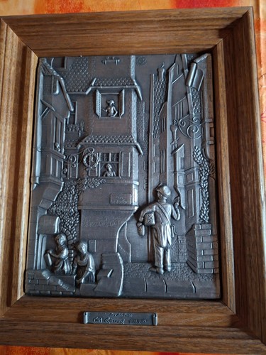 Wandbild aus zinn der - wandbild,