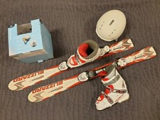 Skiset: Ski 110 cm + Skischuhe