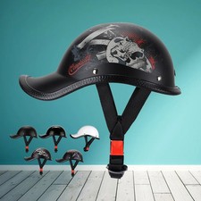 56-62CM Retro Motorradhelm