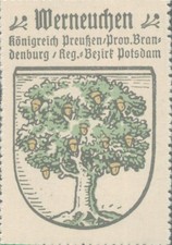 Werneuchen / Reklamemarke Kaffee Hag - Wappen - Ortswappen - ( S12)