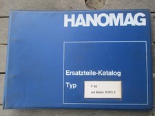 Ersatzteilkatalog Hanomag F85
