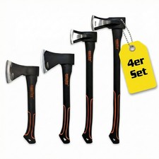 Spaltaxt Axt Beil 4er Set