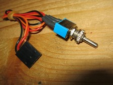 Ausbauschalter für Graupner 2 Kanal Schaltmodul kurz 3 - stufig Schalter 5 polig