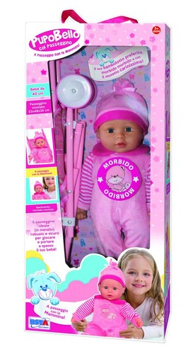 Puppe mit kinderwagen - puppe,
