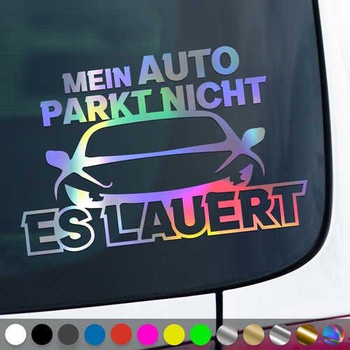 Car doesn park sticker - sticker, it