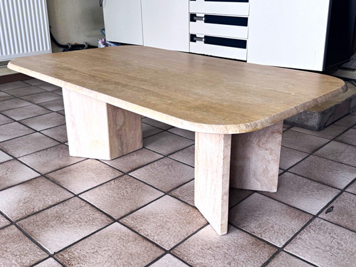 Italienischer travertin tisch - italienischer,