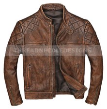 Herren Biker Gequiltete