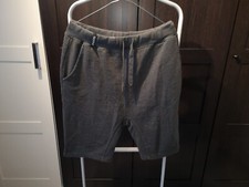 DNGRS Shorts Bermuda Kurze Hose Sweathose Logo Größe L 52 54 Grau Sporthose