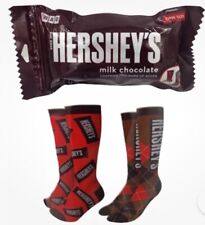 SOCKEN Hershey's Milk Chocolate Retro Crew-Socken 2 PAAR, Swag Einheitsgröße Geschenkpackung